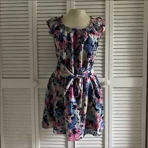 Juicy Couture | Floral Flutter Gingham Dress